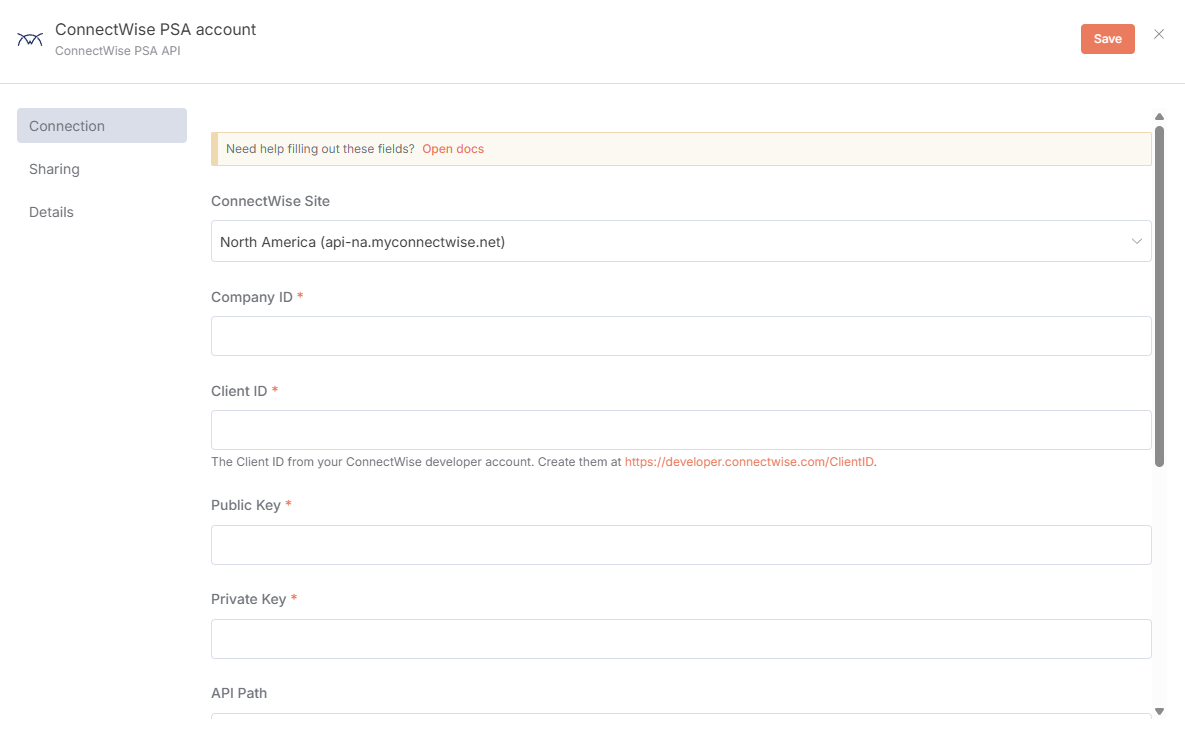 n8n credentials screen